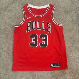 NIKE NBA Chicago Bulls Cooney 33 red jersey XL